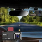 Dual Dash Cam Front and Inside 1080P Dashcams for Cars with Infrared Night Vision Car Camera Driving Recorder,Motion Detection G-Sensor or Car Dash Camera with IR Night Vision Loop Recording
